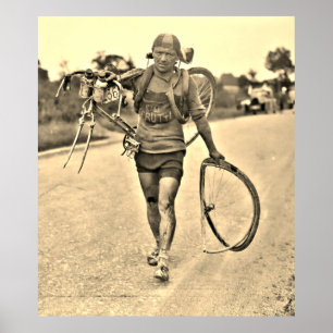 Poster Tour de France 1928 Etapa 7 Italiano Giusto Cerutt