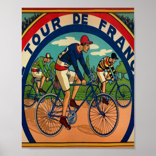 Poster Tour De France Vintage (Frente)