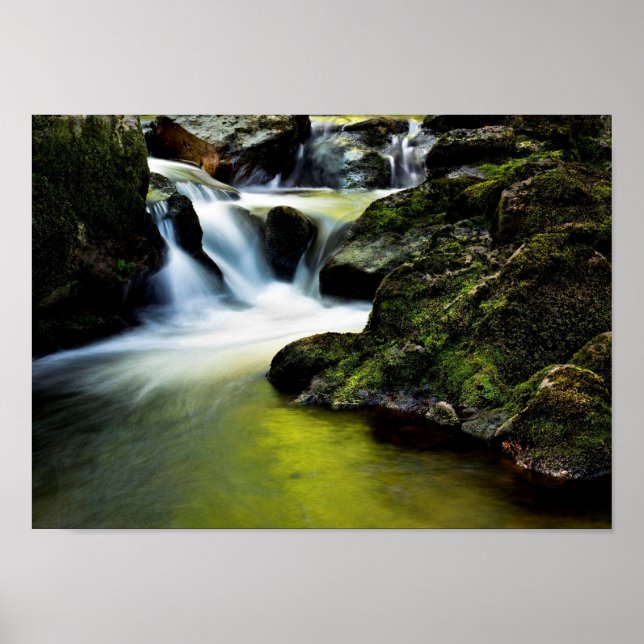 Póster Tourmakeady Waterfall, County Mayo, Irlanda (Frente)