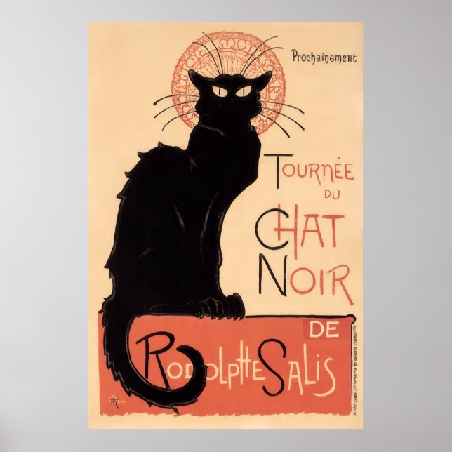 Poster Tournee du Chat Noir (1896) (Frente)