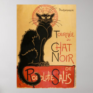 Poster Tournee Du Conversa Noir (o gato preto)