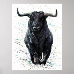 Poster Touro de Buffalo - Pintor