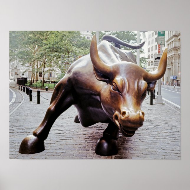Poster Touro de Wall Street (Frente)