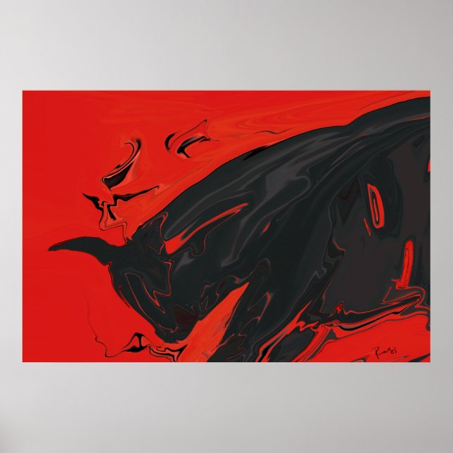 Póster Touro Irritado 2 (Frente)