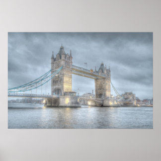 Poster Tower Bridge em Londres