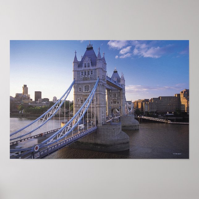 Póster Tower Bridge em Londres (Frente)