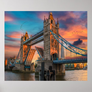 Poster Tower Bridge Londres