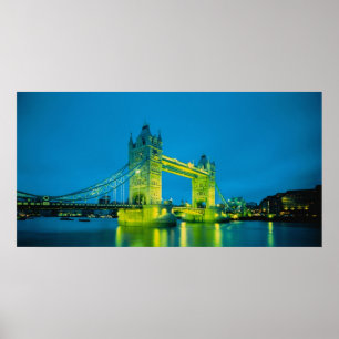 Poster Tower Bridge, Londres, Inglaterra 3