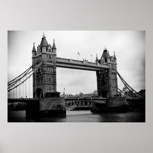 Póster Tower Bridge, Londres, Reino Unido (Frente)