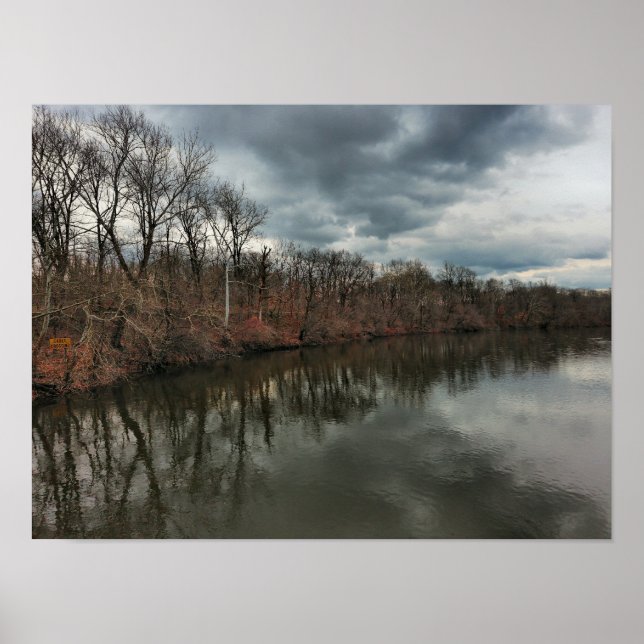 Poster Towpath Park Schuylkill River PA (Frente)