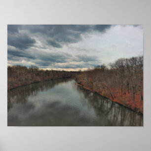 Poster Towpath Park Schuylkill River PA