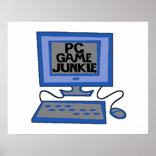 Póster Toxicómano do jogo do PC
