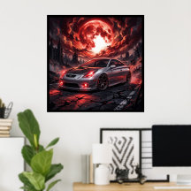 Toyota Celica GT-S Sob uma Lua Carmesim