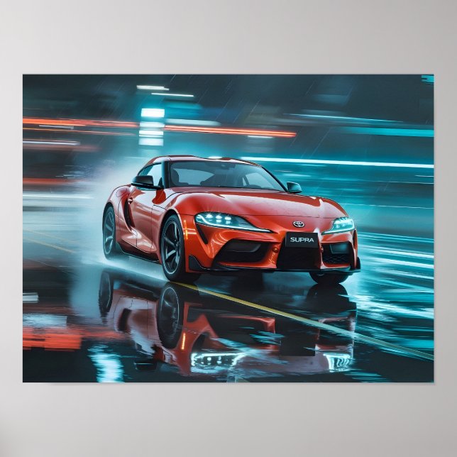 Poster Toyota Supra (Frente)