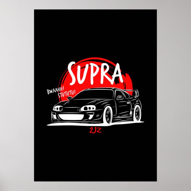 Poster Toyota Supra Mk4 (Frente)