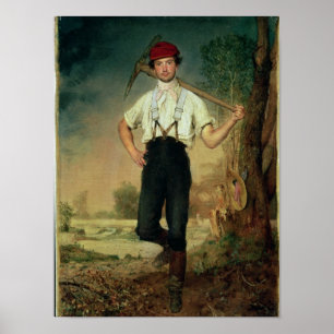 Poster Trabalhador, 1848