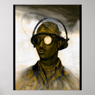 Póster Trabalhador de aço