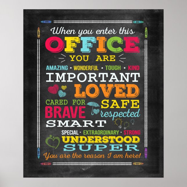 Poster Trabalhador Social Ao Entrar Em Motivação (Frente)