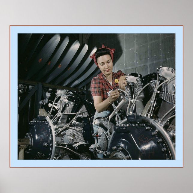 Póster Trabalhadora de Mulher (Frente)