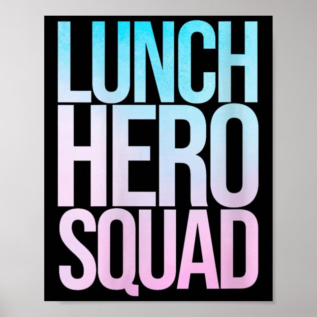 Poster Trabalhadoras de Cafeteria de Almoço da Escola de  (Frente)