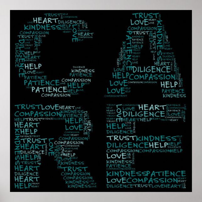 Poster Trabalhadores do Hospital Emitem Espírito de Cuida (Frente)