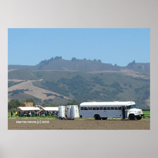 Póster Trabalhadores Migrantes de Monterey (Frente)