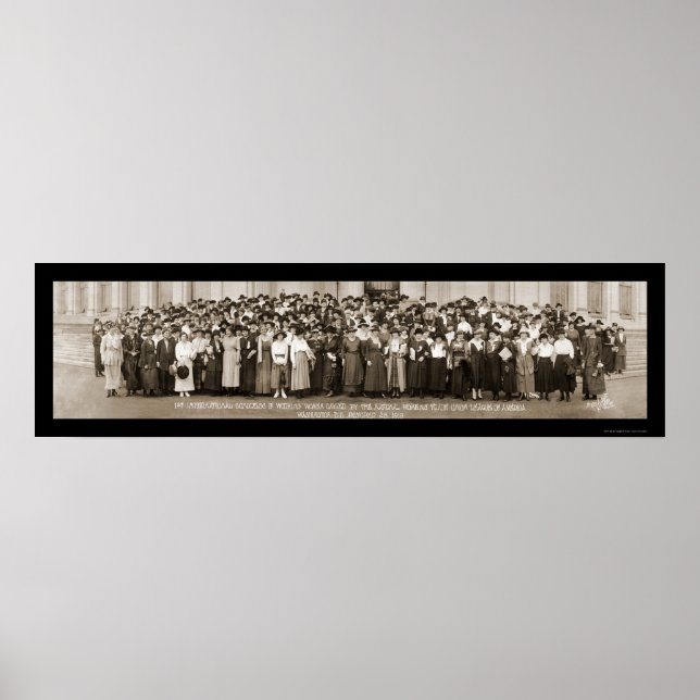 Poster Trabalhando Mulheres Lava DC Foto 1919 (Frente)