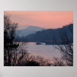 Póster Trabalhando No Rio Ao Sol