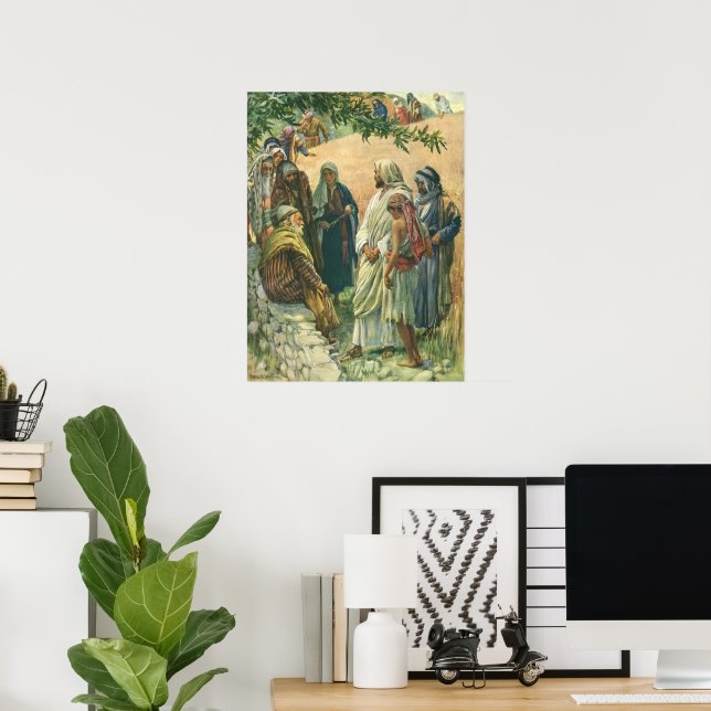 Póster Trabalhando no Sábado, Religião Vintage (Escritório em casa)