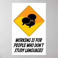 Trabalhar é para Pessoas que não estudam idiomas