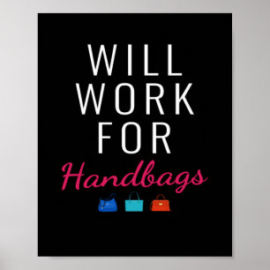 Poster Trabalhará Para A Moda De Bolsas