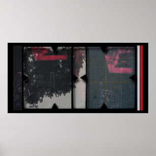 Póster Trabalho Aberto sobre o Open Red 1 Photomontage Po