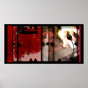 Póster Trabalho Aberto sobre o Open Red 2 Photomontage Po