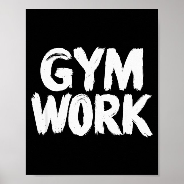 Poster Trabalho de academia de ginástica musculação Fitne (Frente)