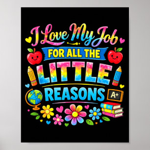 Poster Trabalho de amor engraçado pelos pequenos motivos