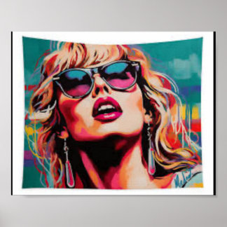 Poster Trabalho de arte barato de tendência, um achado in