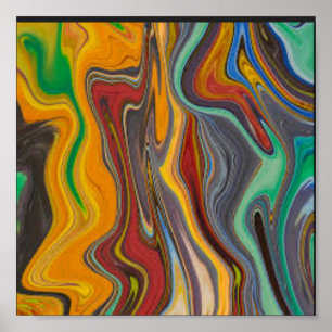 Poster Trabalho de arte barato de tendência, um achado in