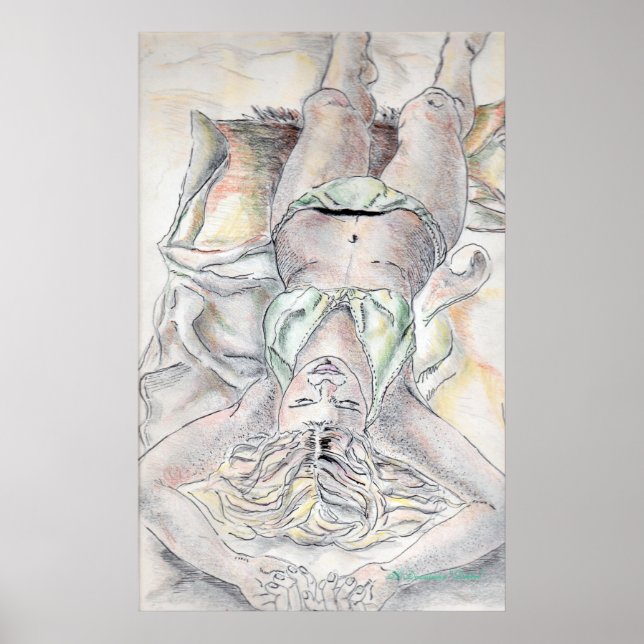 PÓSTER TRABALHO DE ARTE BY HARRIET DAVIDSOHN - "DEBBIE" - (Frente)