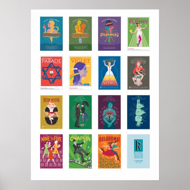 Poster Trabalho de arte da Companhia de Teatro Revival Ci (Frente)