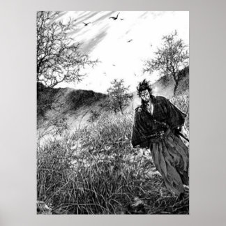Poster Trabalho de arte da página de manga Vagabond