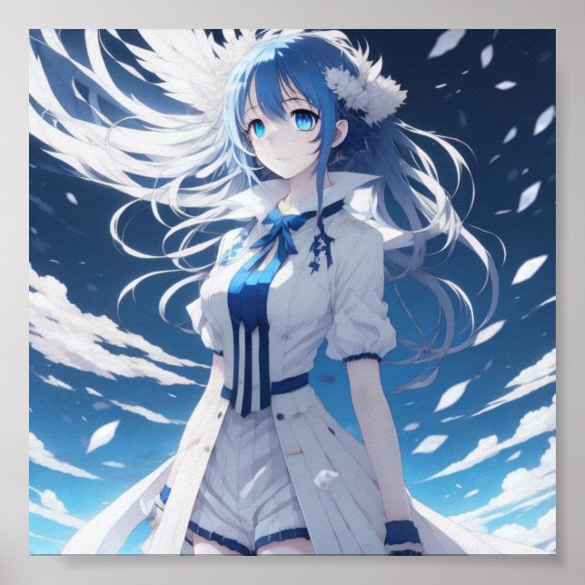 Poster Trabalho de arte de anime (Frente)