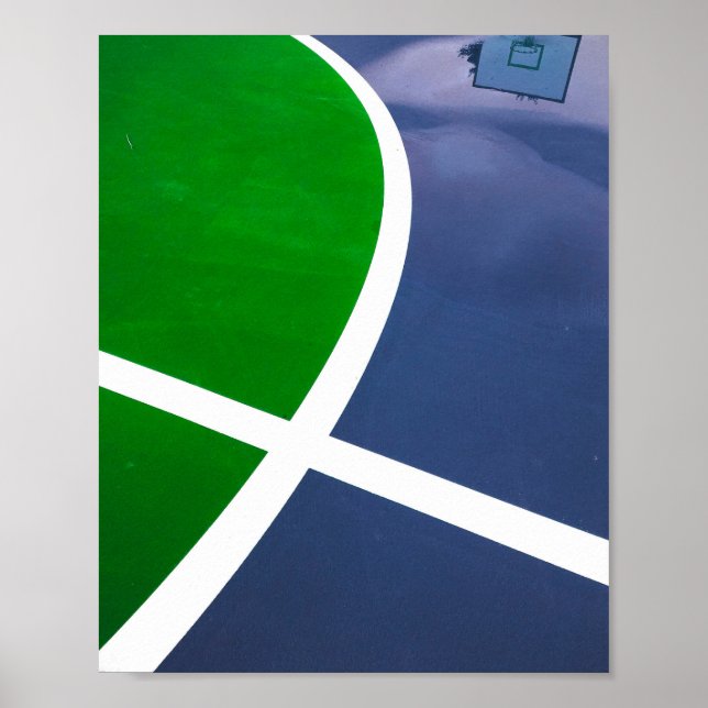 Poster Trabalho de arte de basquetebol (Frente)
