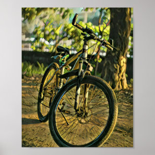 Poster Trabalho de arte de bicicleta