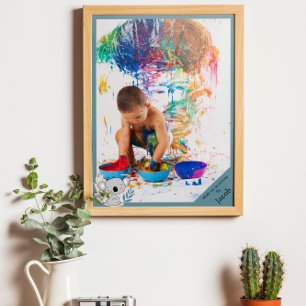 Poster Trabalho de arte de Crianças Personalizadas