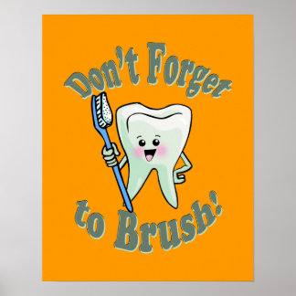 Poster Trabalho de arte de Higienista Dentista Dental