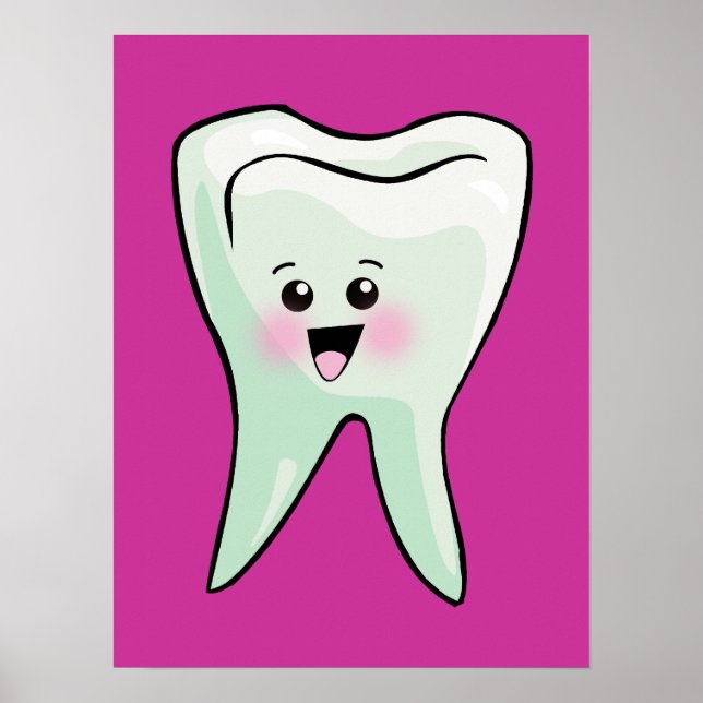 Póster Trabalho de arte de Higienista Dentista Dental (Frente)