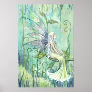 Poster Trabalho de arte de Meditação Fairy Fantasy por 