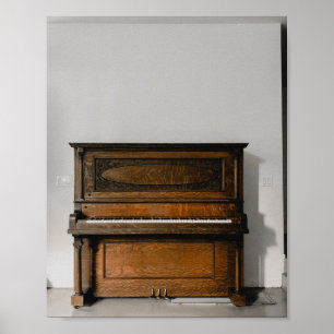 Poster Trabalho de arte de Piano bonito