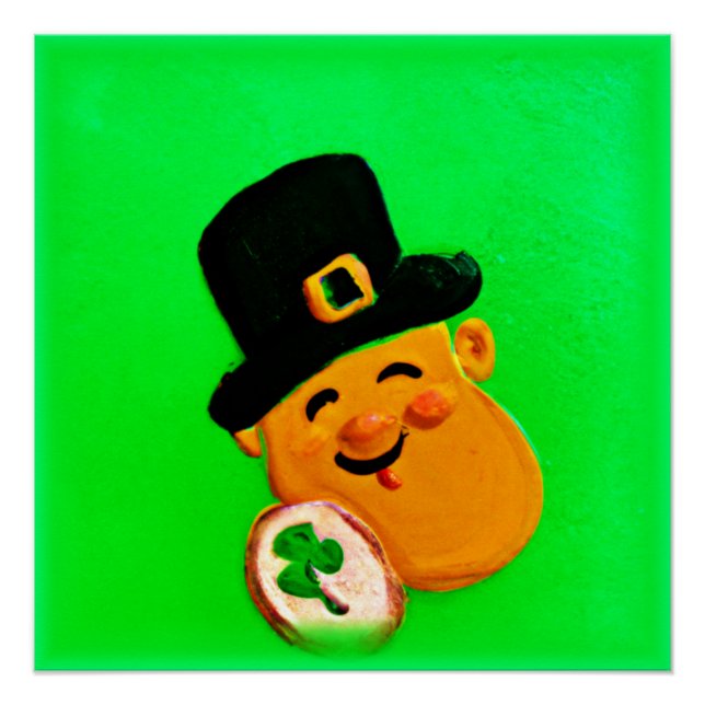 Póster Trabalho de arte de pintura irlandesa. Comprar Ago (Frente)