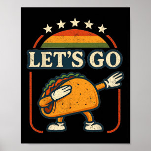 Poster Trabalho de arte de Taco Tarifado de Cartografia E